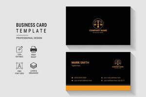 Versatile and Modern Business Card Design Template vector