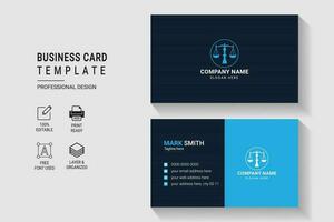 Versatile and Modern Business Card Design Template vector