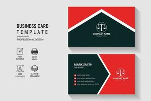 Versatile and Modern Business Card Design Template vector