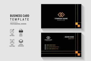 versátil y elegante corporativo negocio tarjeta diseño modelo vector