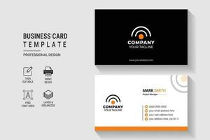 Versatile and Elegant Corporate Business Card Design Template vector