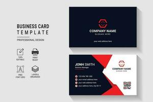 Versatile and Elegant Corporate Business Card Design Template vector