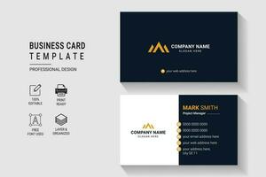 Versatile and Elegant Corporate Business Card Design Template vector