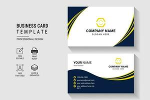 Versatile and Elegant Corporate Business Card Design Template vector
