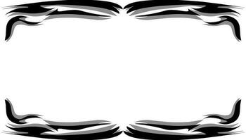 Background design with black and gray abstract frame vector