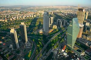 aéreo panorámico ver de Estanbul foto