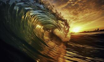 Crashing wave - photo