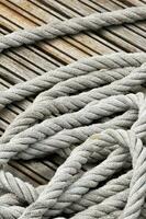 Rope on Boat Deck photo