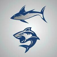 Fish vector icon in trendy flat style. vector illustration