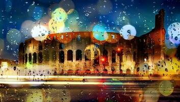 Boke colosseum Italy photo