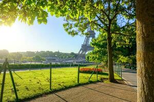 jardines en París foto