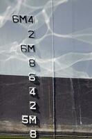 Boat Draft Markings photo