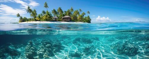 Beautiful tropical island photo