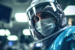 Protective equipment in hospital photo