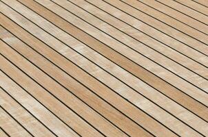 Teak Deck on a Boat photo