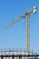 Building Under Cosntruction with Crane photo