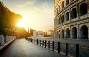 Colosseum in the morning photo