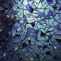 broken glass background - generative AI photo