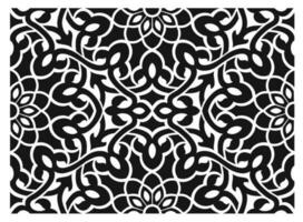 Vector graphics. Classical floral seamless oriental ornament