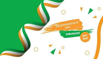 social media post for special offer template for independence day vector