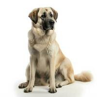 Anatolian Shepherd breed dog isolated on a white background photo