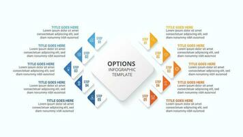 Process Workflow, Comparison Chart, Infographic Template Design vector