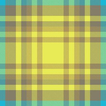 Seamless check background of textile tartan pattern with a texture fabric plaid vector. vector