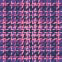 Pattern texture check of textile seamless vector with a tartan background plaid fabric.
