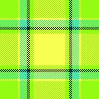 Fabric tartan textile of background plaid vector with a seamless check pattern texture.