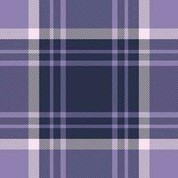 Check textile tartan of texture fabric background with a vector plaid seamless pattern.