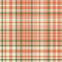 Vector plaid fabric of textile background seamless with a check pattern texture tartan.