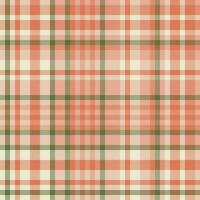 Vector plaid fabric of textile background seamless with a check pattern texture tartan.