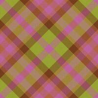 Textile tartan seamless of plaid background fabric with a pattern texture check vector. vector