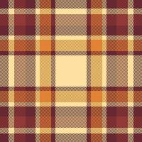 Textile seamless background of plaid texture pattern with a check tartan fabric vector. vector