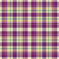 Pattern textile background of seamless tartan fabric with a texture vector plaid check.