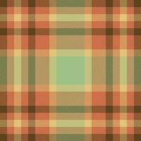 Fabric vector texture of check pattern tartan with a seamless plaid textile background.