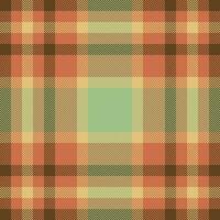 Fabric vector texture of check pattern tartan with a seamless plaid textile background.