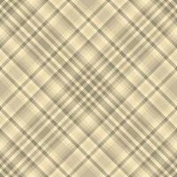 Texture fabric background of seamless vector pattern with a textile tartan check plaid.