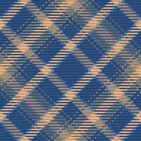 Seamless pattern of scottish tartan plaid. Repeatable background with check fabric texture. Vector backdrop striped textile print.