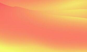 Beautiful yellow and orange gradient background smooth and soft texture vector