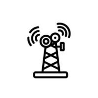 radio antenna sign symbol vector icon