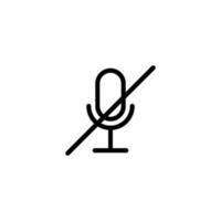 communication mic sign symbol vector