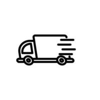 transportation delivery sign symbol vector