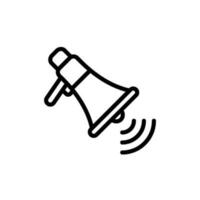 communication megaphone sign symbol vector
