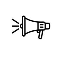 communication megaphone sign symbol vector