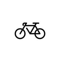 transportation bicycle sign symbol vector