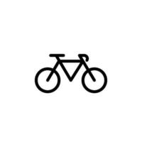 transportation bicycle sign symbol vector