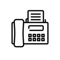 communication fax sign symbol vector