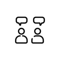 communication bubble speech sign symbol vector