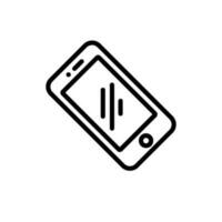 mobile phone sign symbol vector icon